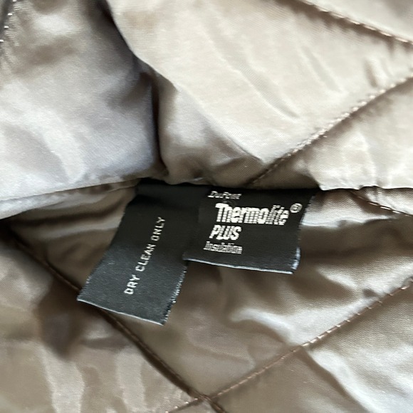 Bromley Sport Womens Thermo Lite‎ Plus Brown Full Zip Jacket NWOT - M Petite - Picture 8 of 9